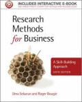 Research methods for business : a skill-building approach 6th ed.