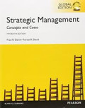 Strategic management concepts and cases : a competitive advantage approach 15th ed.