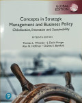 Concepts in strategic management and business policy: globalization, innovation, and sustainability 15th edition