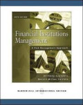 Financial institutions management: a risk management approach, 6th ed.