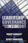 Leadership and governance from the inside out