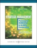 Strategic management : planning for domestic and global competition 13th ed.