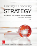 Crafting and executing strategy: the quest for competitive advantage concepts and cases, 20th ed.
