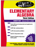 Theory and problems of elementary algebra, 3rd ed.