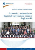 Proceedings: economic leadership for regional government leader angkatan iii