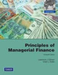 Principles of managerial finance 13th ed.