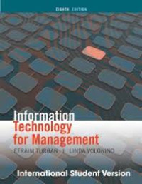 Information technology for management 8th ed.