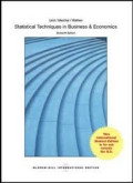 Statistical techniques in business & economics 16th ed.