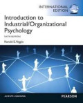 Introduction to industrial/organizational psychology, 6th ed.