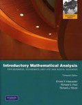 Introductory mathematical analysis for business, economics, and the life and social sciences 13th ed.