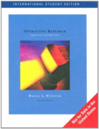 Operations research: Applications and algorithms, 4th ed.