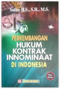 Perkembangan hukum kontrak innominaat di Indonesia