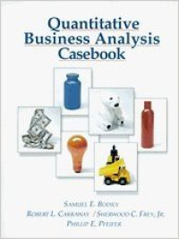 Quantitative business analysis casebook