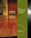 The management and control of quality, 8th ed.