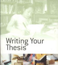 Writing your thesis
