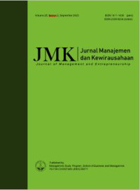 JMK : Jurnal Manajemen dan Kewirausahaan (E-RESOURCES)