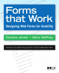 Forms that work: designing web form for usability