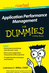 Application performance management for dummies