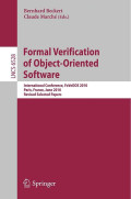 Formal verification of object-oriented software