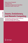 Swarm, evolutionary, memetic computing