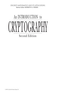 An introduction to sryptography, 2nd ed.