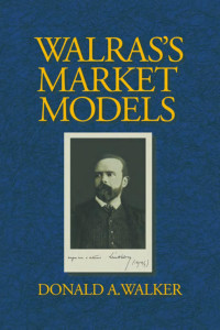 Walrass market models