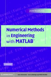 Numerical methods in engineering with matlab