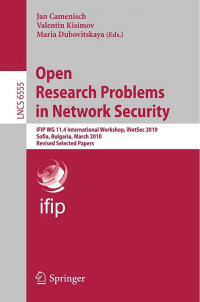 Open research problems in network security