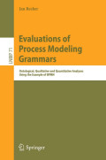 Evaluations of process modeling grammars : ontological, qualitative and quantitative analyses using the example of BPMN