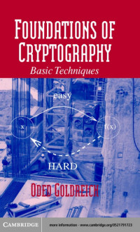 Foundations of cryptograph: basic techniques