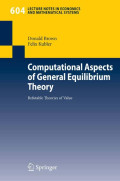 Computational aspects of general equilibrium theory : refutable theoriesof value