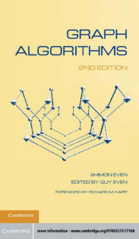 Graph algorithms, 2nd ed.