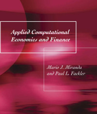 Applied computational economics and finance