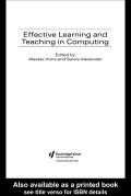 Effective learning and teaching in computing