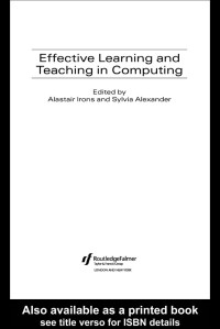 Effective learning and teaching in computing