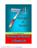 7th principle of success: harmony and balance in simple life