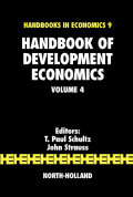 Handbook of development economics, volume 4