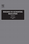 Research in accounting regulation volume 20