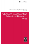 Advances in accounting behavioral research, volume 14