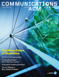 Image of COMMUNICATIONS OF THE ACM