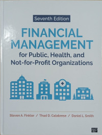 Image of Financial management for public, health, and non-for-profit organizations 7th edition