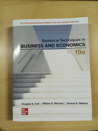 Image of Statistical techniques in business and economics 19th edition